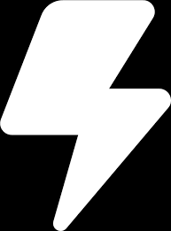 Lightning Bolt Icon For
