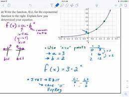 Writing Exponential Functions From A