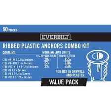 Everbilt Plastic Ribbed Anchor Kit 20