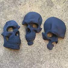 3d Printed Skull Wall Decor Full Size