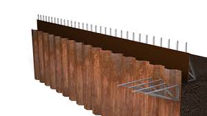 sheet pile capping beams