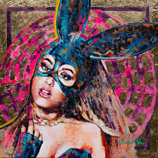 Hot Bunny Girl Pop Art Icon Painting