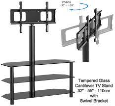 32 55 110cm Cantilever Tv Stand
