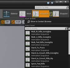 Animation Toolbars Unreal Engine 4 27