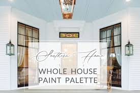 Southern Home Paint Color Palette Fox