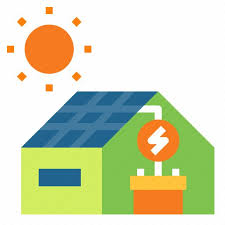 Solar Panels Photovoltaic Icon Design