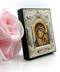 Virgin Mary Of Kazan Silk Screen Icon