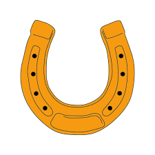 Vector Icon Of Lucky Horseshoe Or