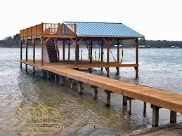 Lakeview Boathouse Design Boat Dock