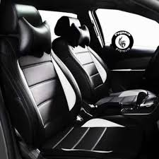 Black Leather Car Seat Cover