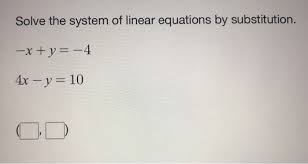 Solve The System Of Linear Equations