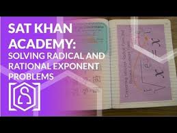 Sat Khan Academy Solving Radicals And
