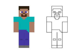 Minecraft Steve Bundle Icon 1 Graphic