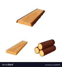 Wood Icon Royalty Free Vector Image