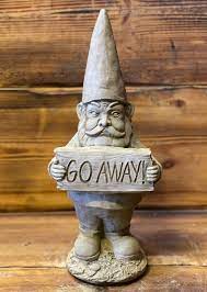 Stone Garden Grumpy Gnome Dwarf Go