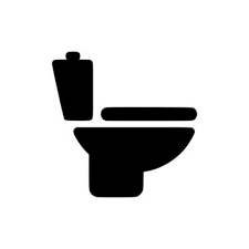 Flush Toilet Vector Art Icons And