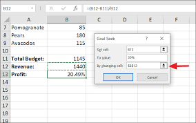 How To Use Goal Seek In Excel