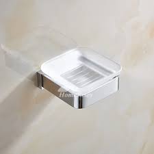Modern Brass Soap Dish Glass Bathroom
