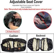Diamond Stitching Front Seat Covers For