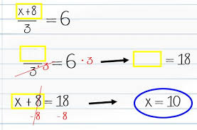 Breaking Down 2 Step Equations Math