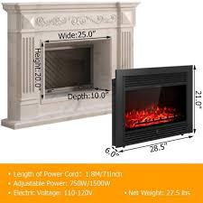 Recessed Electric Fireplace Insert