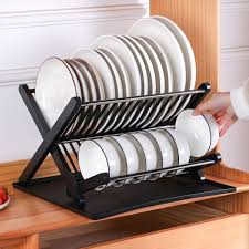 Black Stainless Steel Foldable Dish