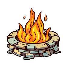 Outdoor Fire Pit Icon Vector Images