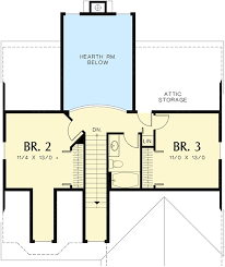 Modern Farmhouse Plan With Hearth Room