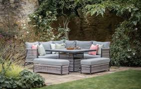 Rattan Garden Furniture Grey Sand