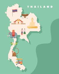 Premium Vector Thailand Culture Map