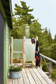 Outdoor Shower On The Lake Cottage Life