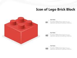 Icon Of Lego Brick Block Powerpoint