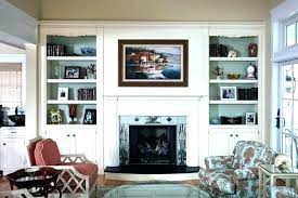 Decorating Bookshelves Around Fireplace