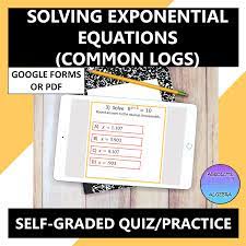 Exponential Equations Common Logs
