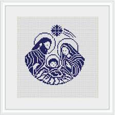 Holy Family Cross Stitch Pattern