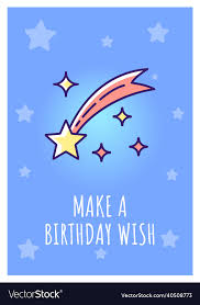 Make Birthday Wish Greeting Card With