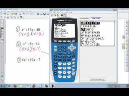 Calculator College Algebra Factoring