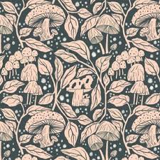 Whimsical Forest Fabric Wallpaper And