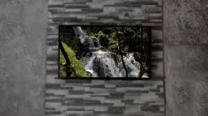 Indoor Waterfall Stock Footage