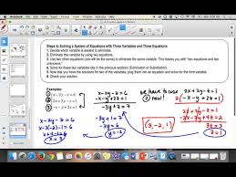 Section 3 5 Algebra 2 Solving Systems