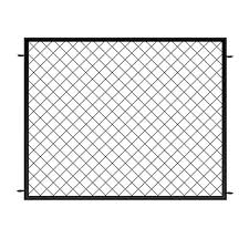 Metal Diamond Mesh Garden Fence Panel