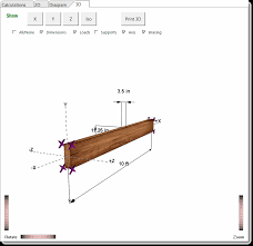 calculation modules beams multiple