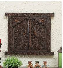 Antique Wooden Hand Carved Wall Hanging