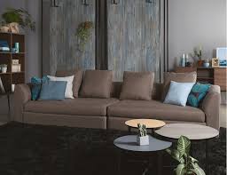 Evita Modular 4 Seater Fabric Sofa With