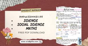 Shobhit Nirwan Notes Class 10 Pdf