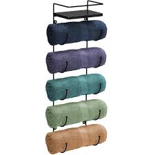 Sorbus Towel Holder 5 Tier Wall Mounted