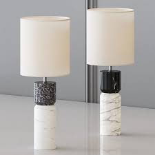 Cb2 Stacked Table Lamp 3d Model