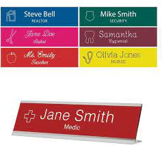 Personalized Name Plate With Industry