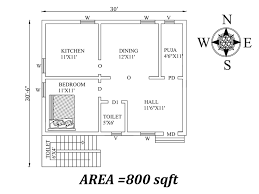 1 Bhk House Plans For Indian Homes