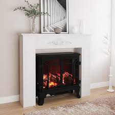 Homcom Fir Wood Fireplace Mantel